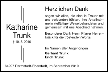 Traueranzeige von Inge Hess von Echo-Zeitungen (Gesamtausgabe)