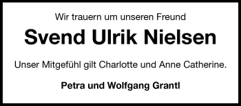 Traueranzeige von Svend Ulrik Nielsen von Odenwälder Echo