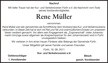 Traueranzeige von René Müller von Starkenburger Echo