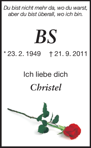 Traueranzeige von Alwin Schüler von Darmstädter Echo, Odenwälder Echo, Rüsselsheimer Echo, Groß-Gerauer-Echo, Ried Echo