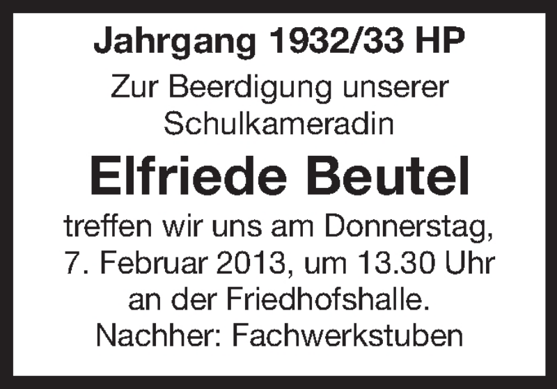  Traueranzeige für Fritz Wattendorf vom 06.02.2013 aus Starkenburger Echo