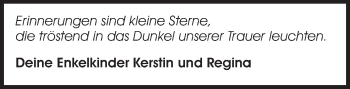 Traueranzeige von Oma  von Rüsselsheimer Echo, Groß-Gerauer-Echo, Ried Echo