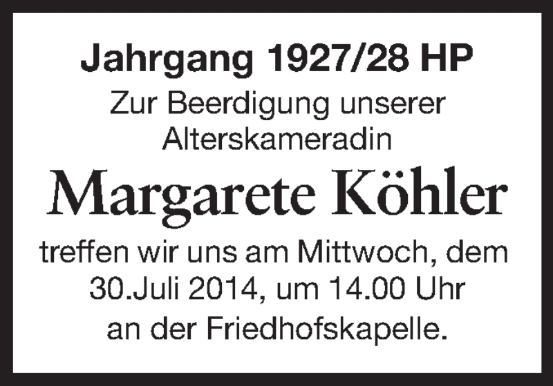  Traueranzeige für Karl Döringer vom 29.07.2014 aus Starkenburger Echo