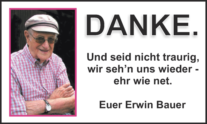  Traueranzeige für Erwin Bauer vom 05.09.2015 aus trauer.echo-online.de