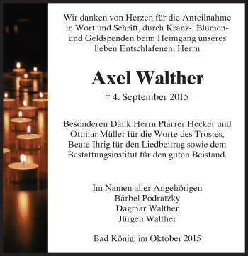 Traueranzeige von Axel Walther von trauer.echo-online.de