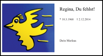 Traueranzeige von Regina Laumann von trauer.echo-online.de