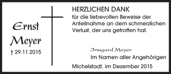 Traueranzeige von Ernst Meyer von trauer.echo-online.de