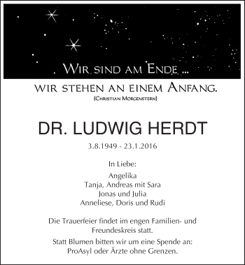 Traueranzeige von Ludwig Herdt von trauer.echo-online.de