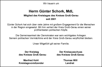 Traueranzeige von Günter Schork von trauer.echo-online.de