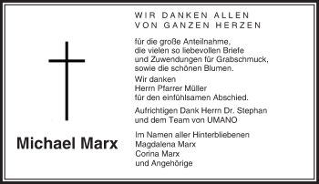 Traueranzeige von Michael Marx von trauer.echo-online.de