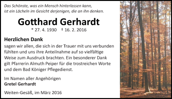 Traueranzeige von Gotthard Gerhardt von trauer.echo-online.de
