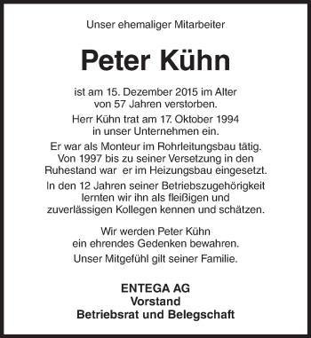 Traueranzeige von Peter Kühn von trauer.echo-online.de