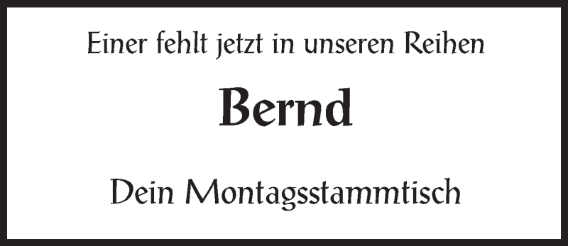  Traueranzeige für Bernd Landau vom 25.08.2015 aus Darmstädter Echo