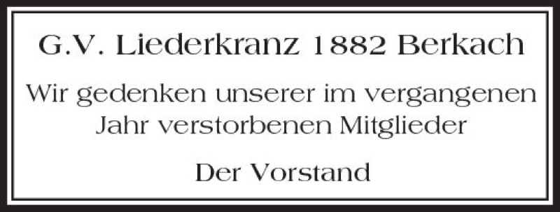  Traueranzeige für In Gedenken  vom 25.11.2017 aus Trauerportal Echo Online