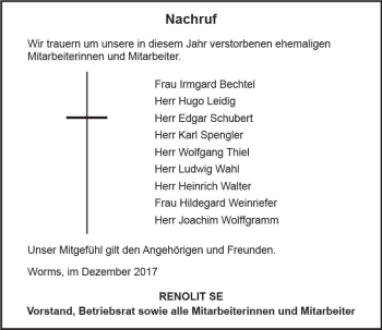 Traueranzeige von Karl Spengler von Trauerportal Rhein Main Presse