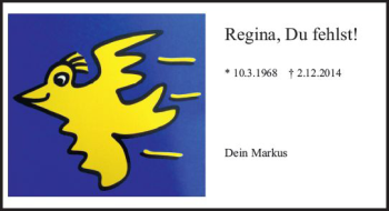 Traueranzeige von Regina Laumann von Trauerportal Echo Online