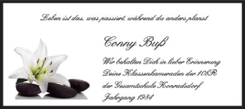 Traueranzeige von Conny Buß von  Kreisanzeiger