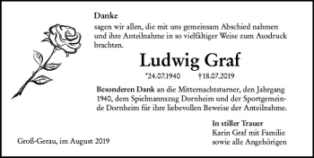 Traueranzeige von Ludwig Graf von vrm-trauer