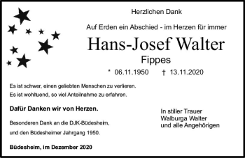 Traueranzeige von Hans-Josef Walter von vrm-trauer