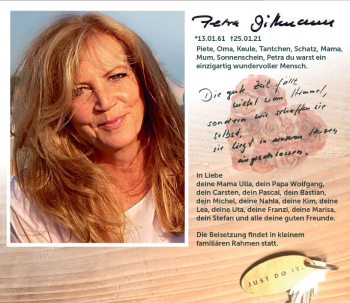 Traueranzeige von Petra Ditmann von vrm-trauer