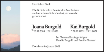 Traueranzeige von Kai Burgold von vrm-trauer Groß-Gerauer Echo