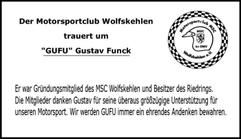 Traueranzeige von Gustav Funck von vrm-trauer Groß-Gerauer Echo