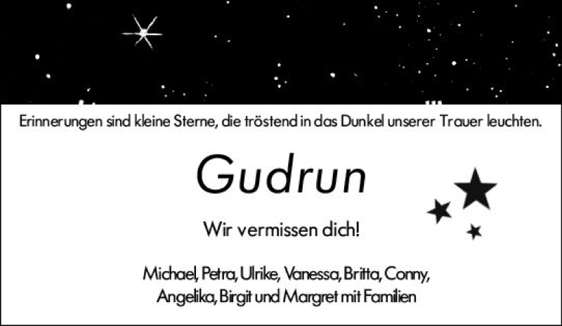  Traueranzeige für Gudrun Damm vom 05.03.2022 aus vrm-trauer Odenwälder Echo
