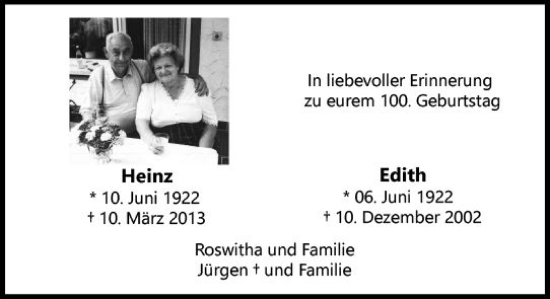 Traueranzeige von Heinz Hartmann von vrm-trauer Wiesbadener Kurier