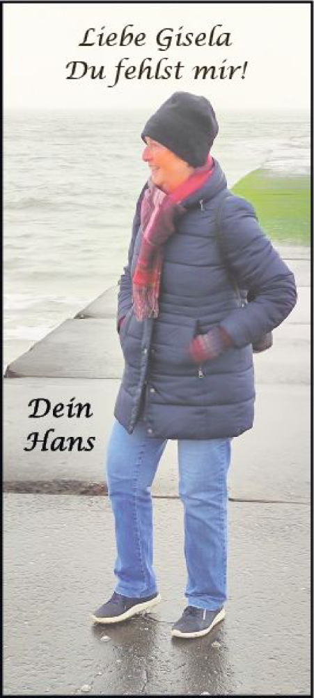 Traueranzeige von Gisela Reinhard von vrm-trauer Wiesbadener Kurier