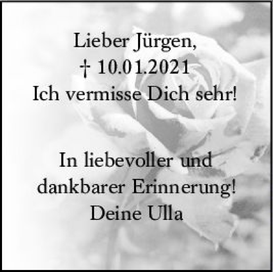 Traueranzeige von Jürgen Heyn von vrm-trauer Darmstädter Echo