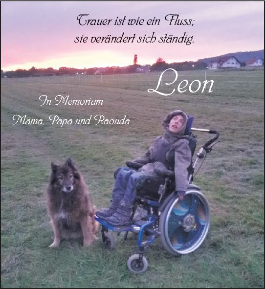  Traueranzeige für Leon  vom 11.03.2023 aus Dill Block