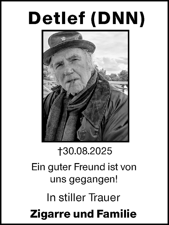 Traueranzeige von Detlef  von Wiesbadener Kurier