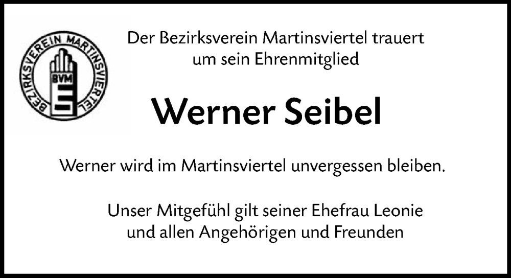  Traueranzeige für Werner Seibel vom 03.01.2026 aus Darmstädter Echo