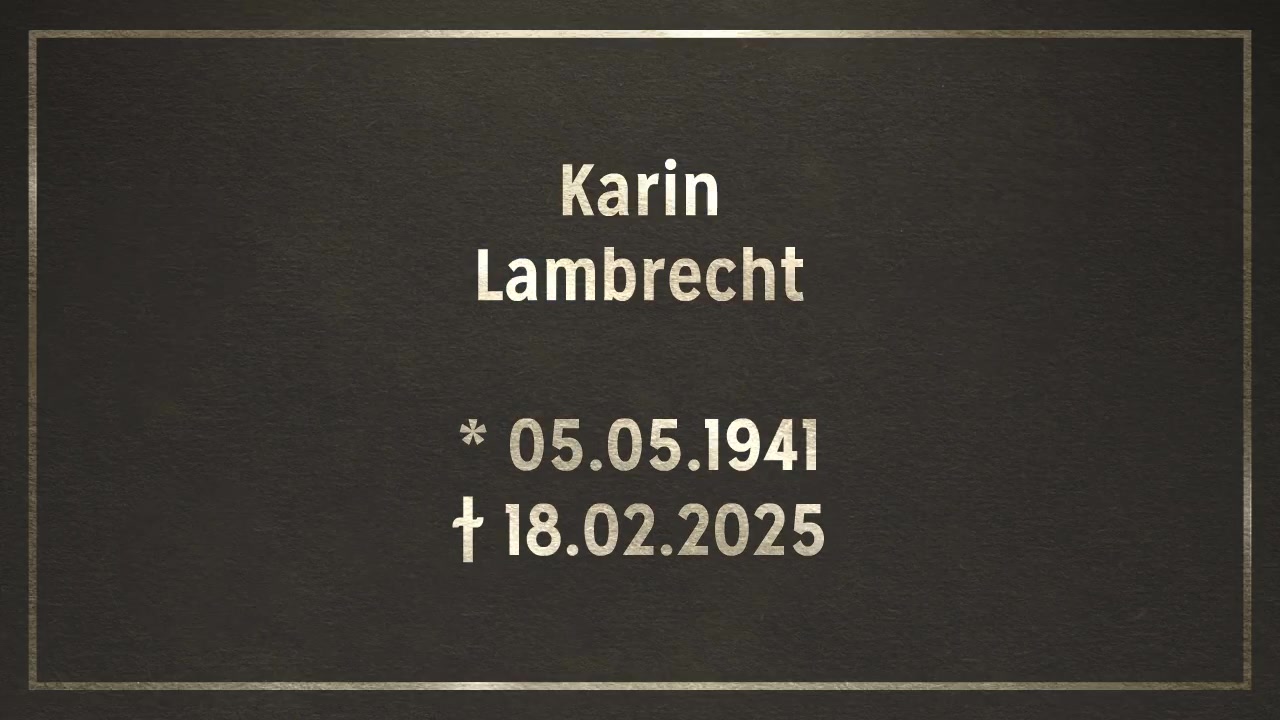 Video zur Traueranzeige 1