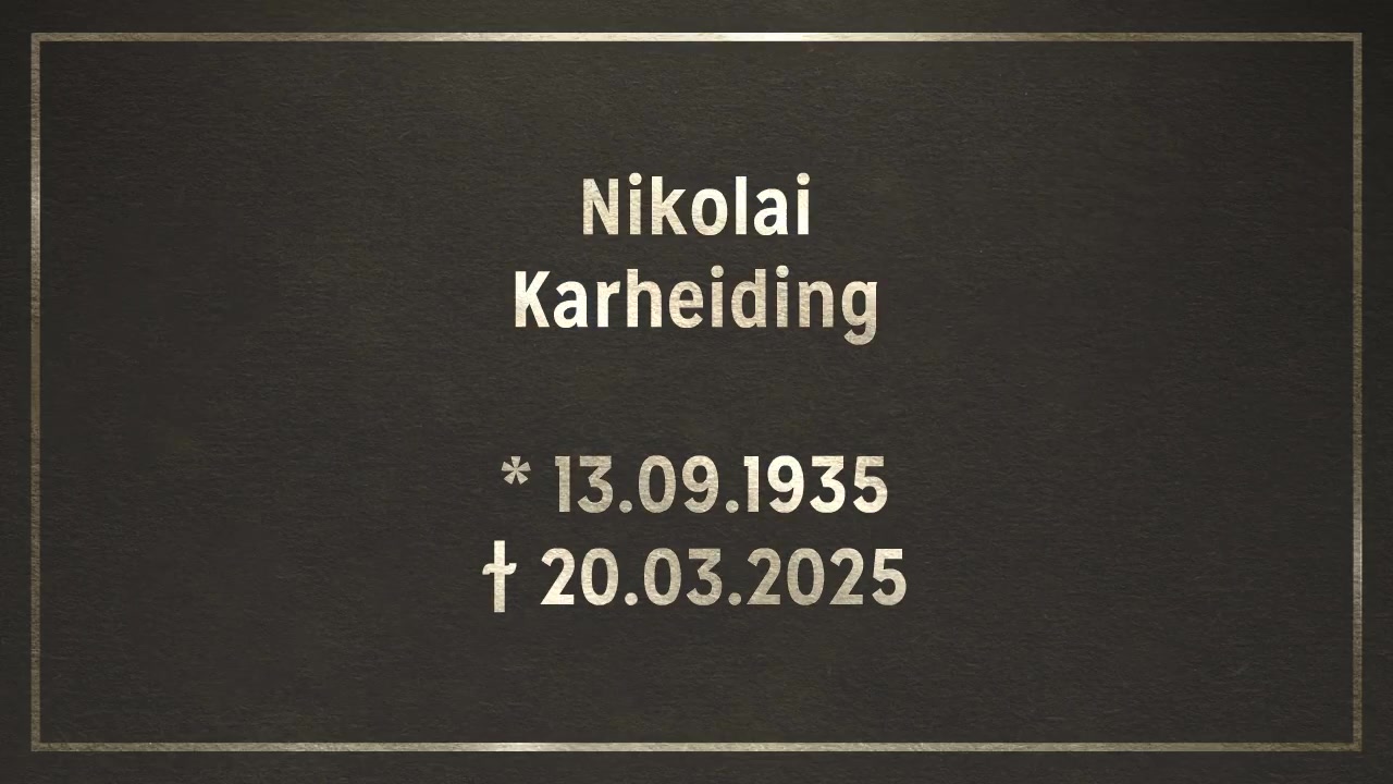 Video zur Traueranzeige 1